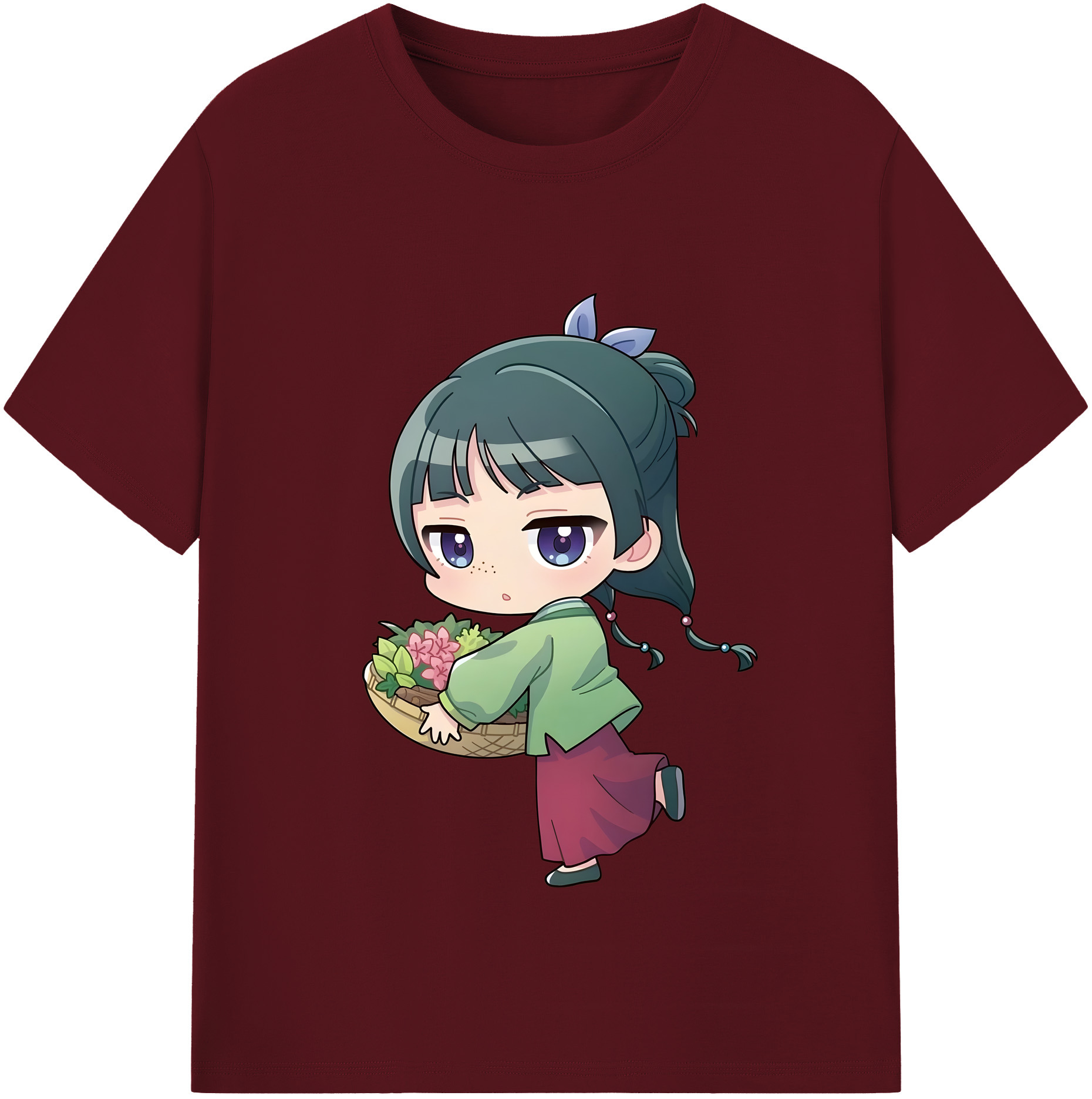（画像用） 薬屋のひとりごと The Apothecary Diaries 綿100％半袖Tシャツ（フロントプリント）